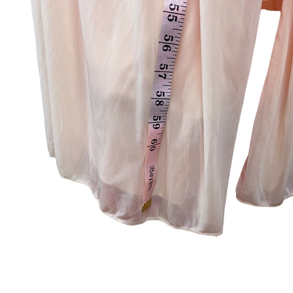 David’s Bridal Bellini Pink Peach Lace Bridesmaid Dress Size 18 - Picture 11 of 11